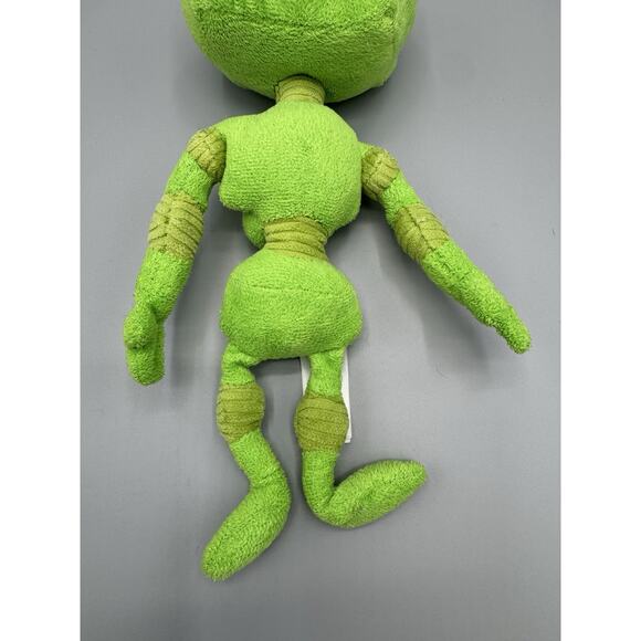 Hershey Chocolate World Park 11” Green Robot Plush Stuffed Souvenir 2013 - Picture 4 of 9